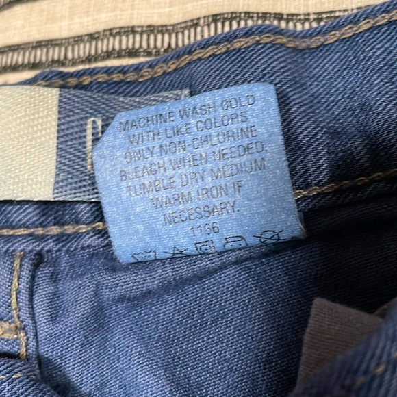 Vintage GAP Loose Fit Button Fly Jeans Size 8 - Picture 6 of 11